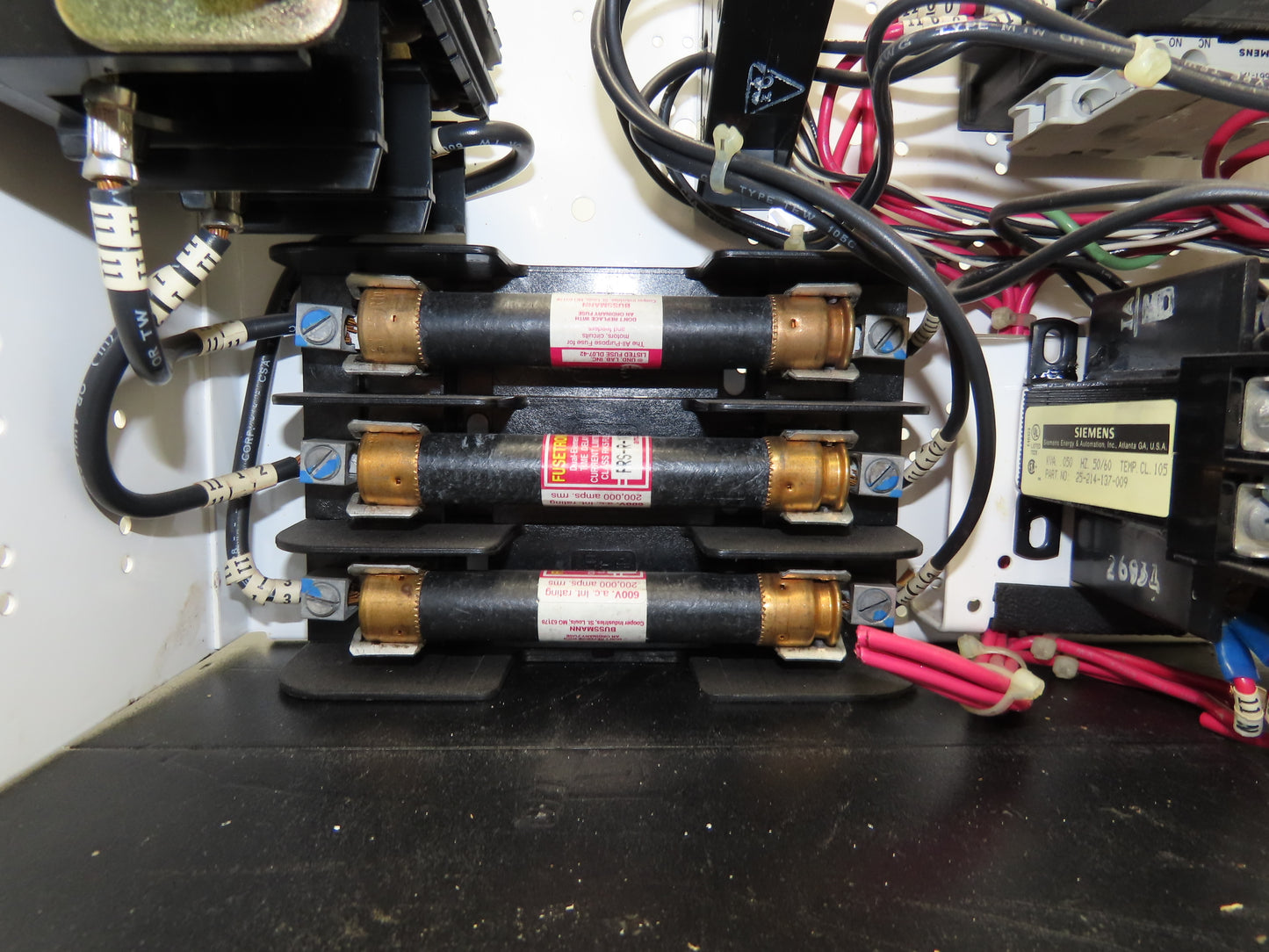 Siemens SAM0R0F000000 Combination Bucket Breaker MCC Fused 10Hp 600VAC 3Ph