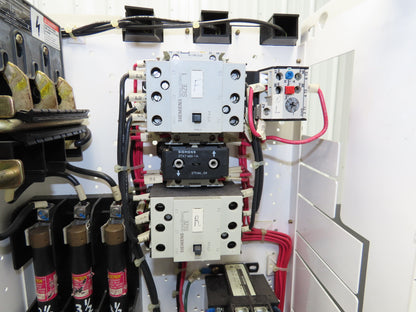 Siemens Combination Bucket Reversing Motor Starter MCC Fused 10Hp 600VAC 3Ph