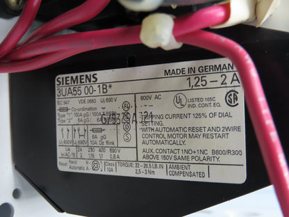 Siemens Combination Bucket Reversing Motor Starter MCC Fused 10Hp 600VAC 3Ph