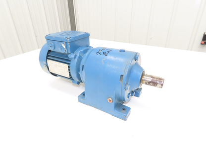 SEW-EURODRIVE R40D63K4 Inline Gearmotor 50:1 Ratio 33.6 RPM .16HP 277-480VAC 1"