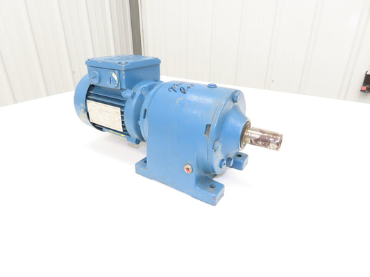 SEW-EURODRIVE R40D63K4 Inline Gearmotor 50:1 Ratio 33.6 RPM .16HP 277-480VAC 1"