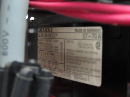 Siemens 32-89258 Bucket Breaker MCC Motor Starter Disconnect Fused 600V 50Hp 3Ph