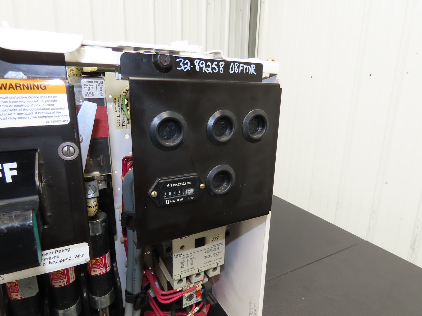 Siemens 32-89258 Bucket Breaker MCC Motor Starter Disconnect Fused 600V 50Hp 3Ph