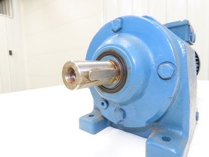 SEW-EURODRIVE R43D63K4 Inline Gearmotor 73:1 Ratio 22.8 RPM .12KW 277/480 VAC 1"