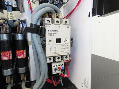 Siemens 32-89258 Bucket Breaker MCC Motor Starter Disconnect Fused 600V 50Hp 3Ph