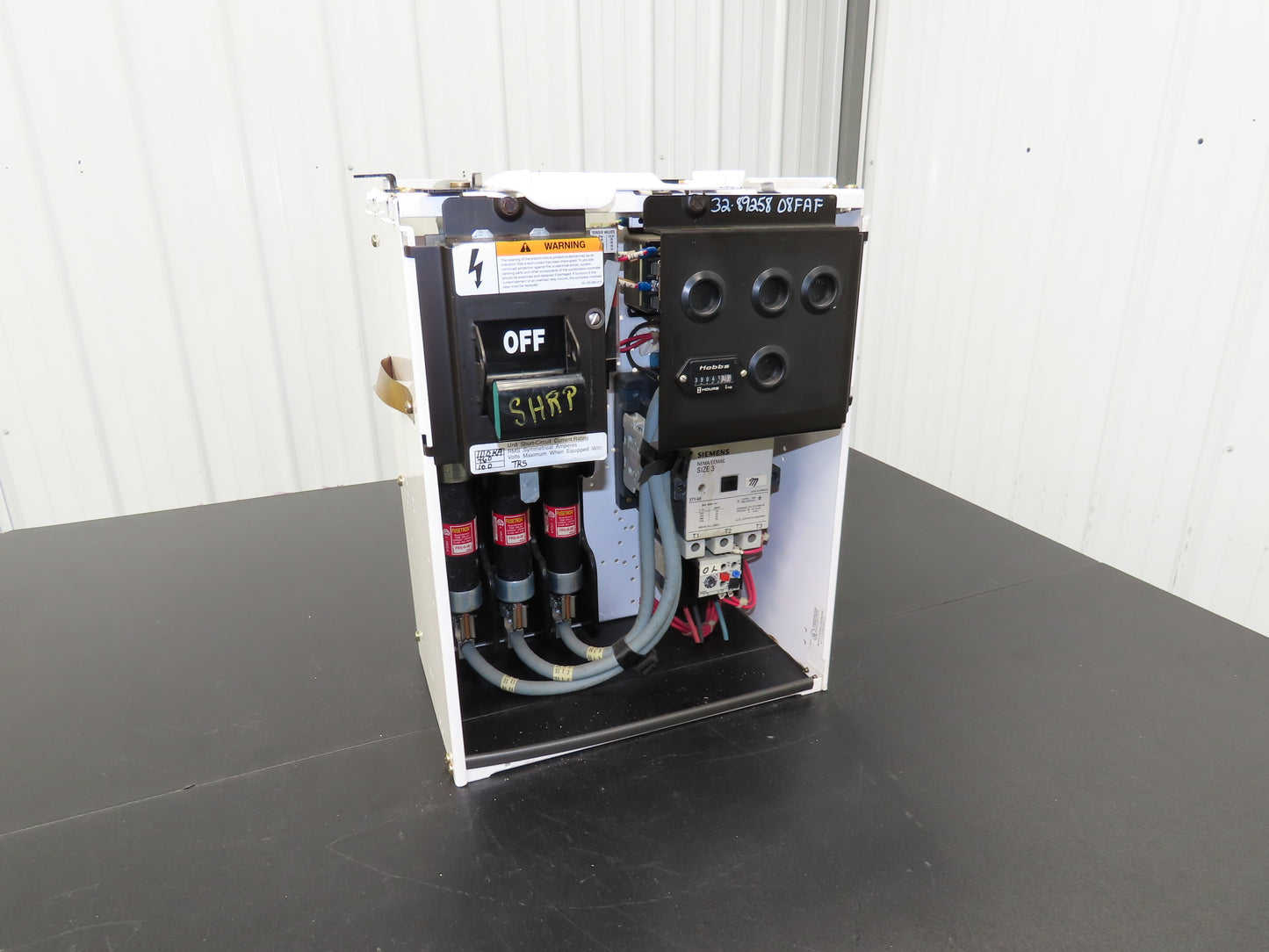 Siemens 32-89258 Bucket Breaker MCC Motor Starter Disconnect Fused 600V 50Hp 3Ph