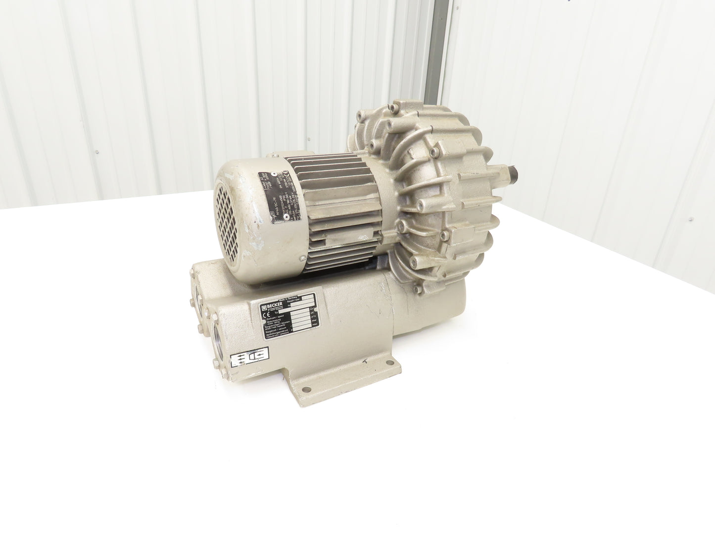 Becker SV5.90/1-01 Regenerative Vacuum Blower 92 CMH .44KW 230/460 3PH 50/60HZ