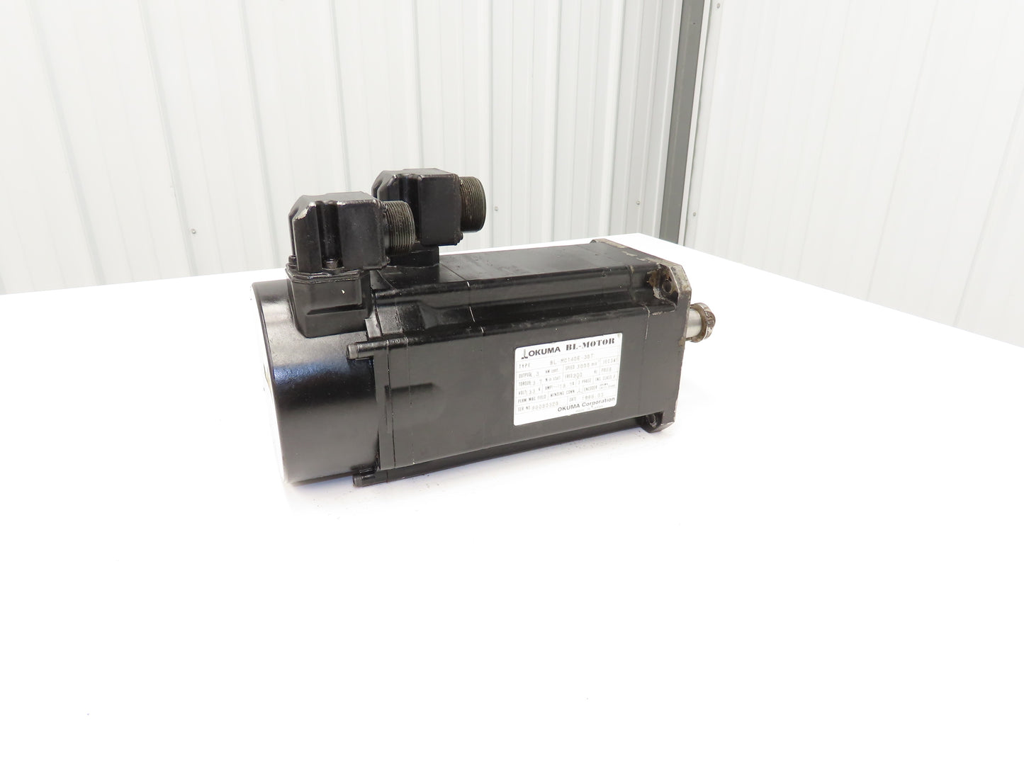 Okuma BL-MC140E-30T BL Servo Motor 4.3kw 133VAC 3000 RPM ER-FC-2048D