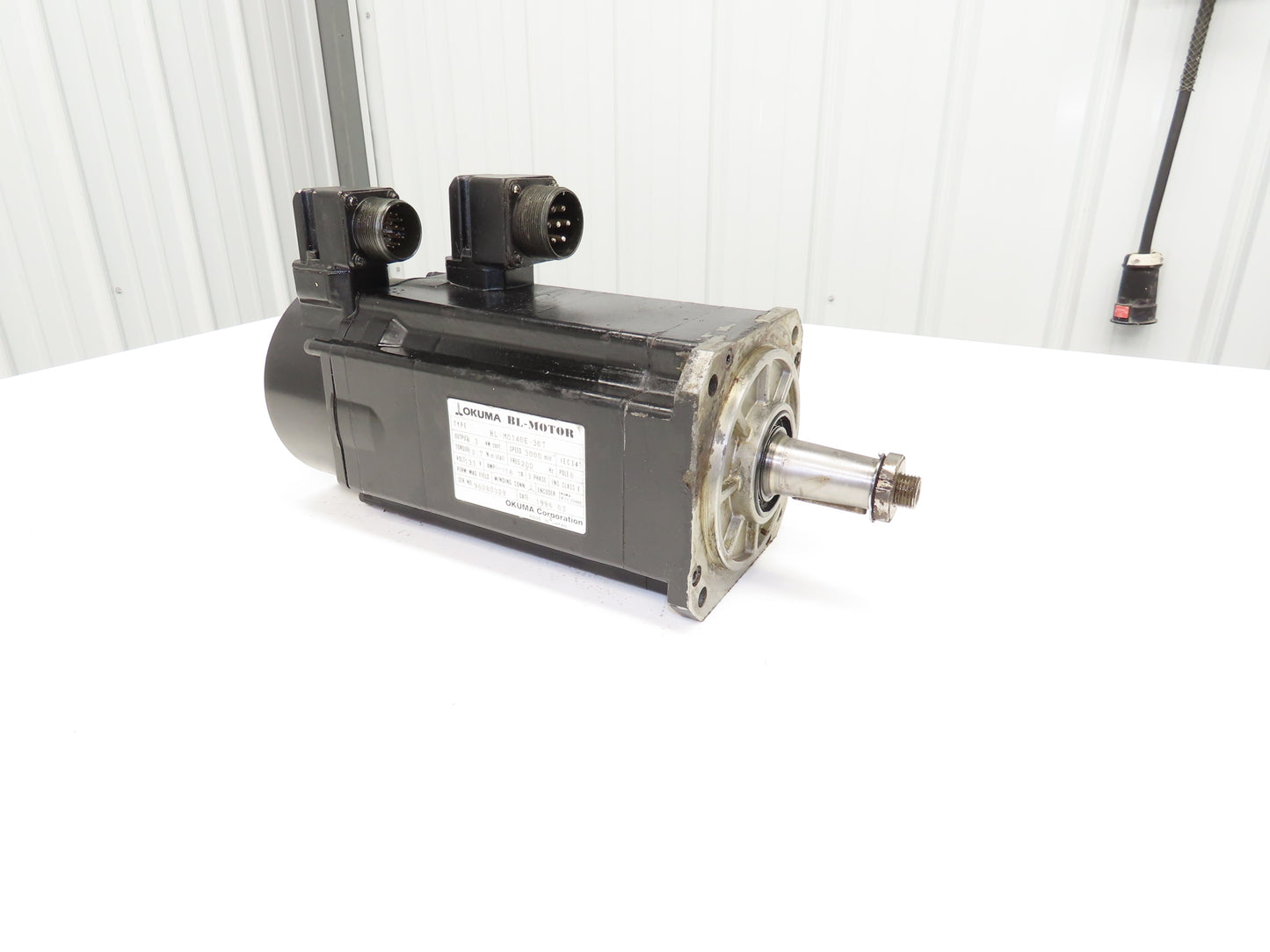 Okuma BL-MC140E-30T BL Servo Motor 4.3kw 133VAC 3000 RPM ER-FC-2048D