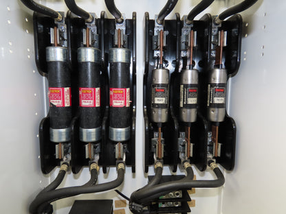 Siemens DS36U Bucket Double Breaker MCC Fused Motor Disconnect 600V 75Hp