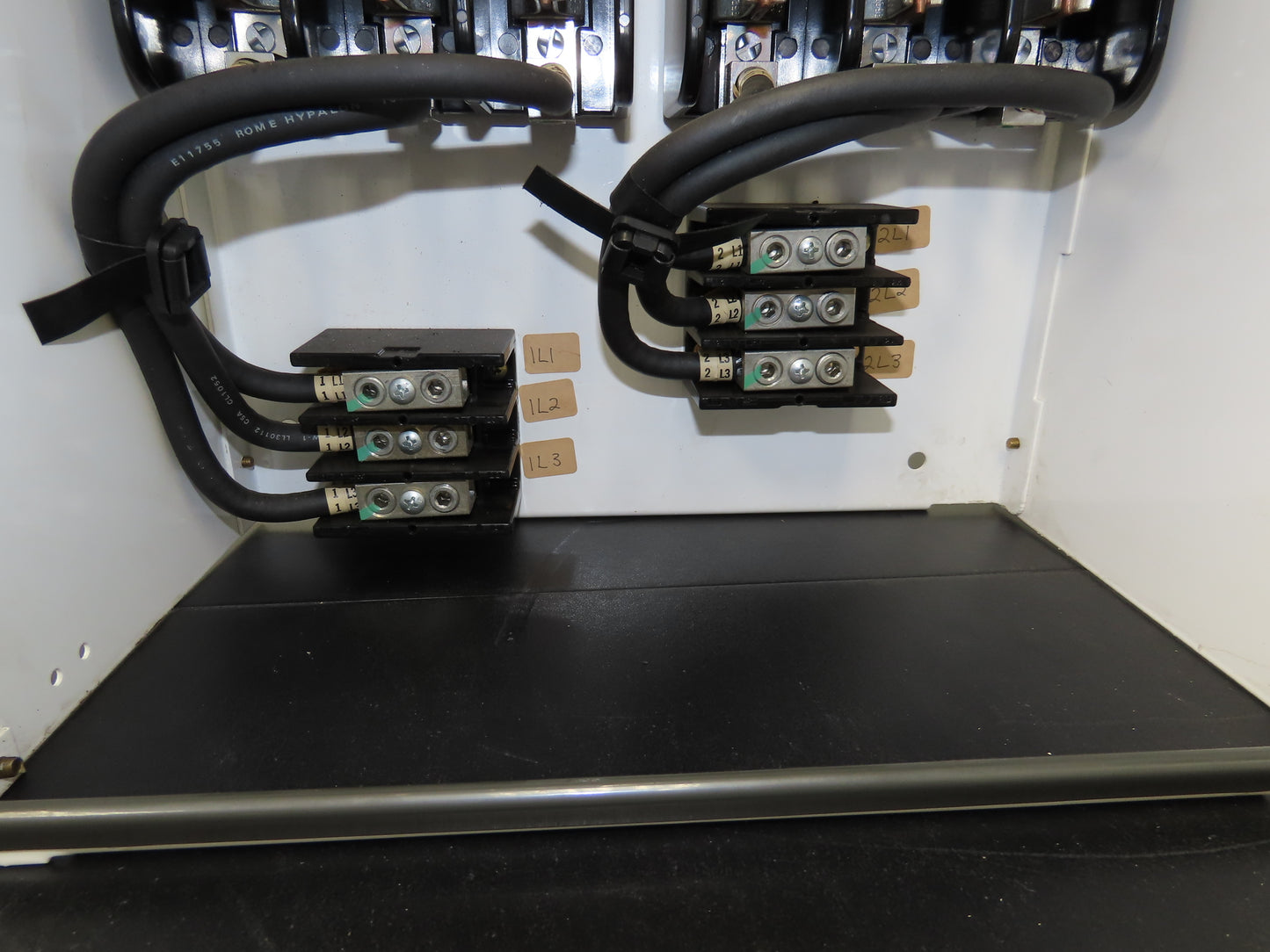 Siemens DS36U Bucket Double Breaker MCC Fused Motor Disconnect 600V 75Hp