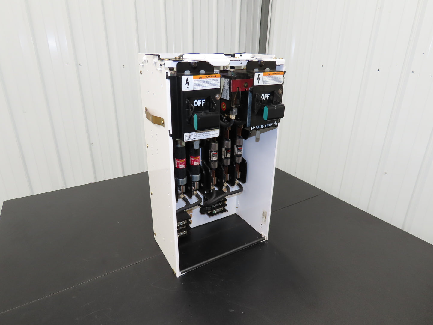 Siemens DS36U Bucket Double Breaker MCC Fused Motor Disconnect 600V 75Hp