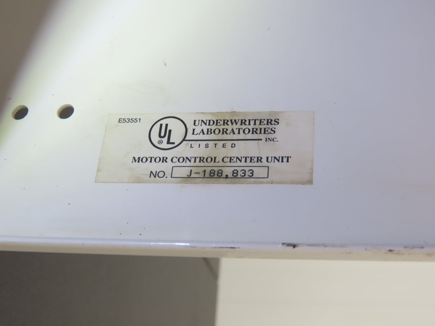 Siemens DS36U Bucket Double Breaker MCC Fused Motor Disconnect 600V 75Hp