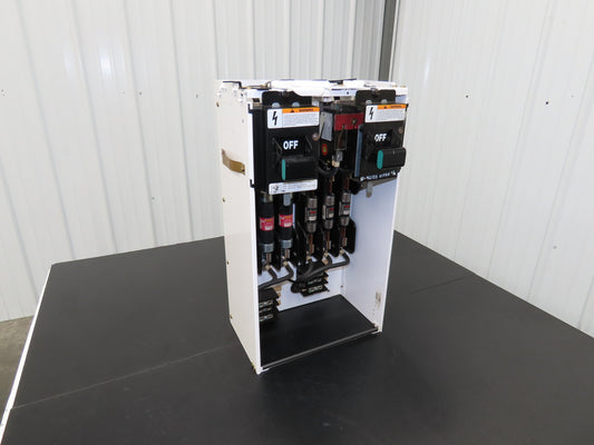 Siemens DS36U Bucket Double Breaker MCC Fused Motor Disconnect 600V 75Hp