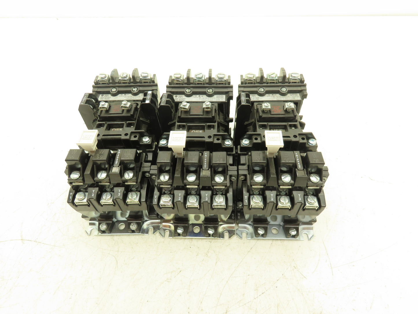 Allen Bradley 500F-AOD930 Motor Starter Contactor 5HP 600VAC 3Ph Lot of 3