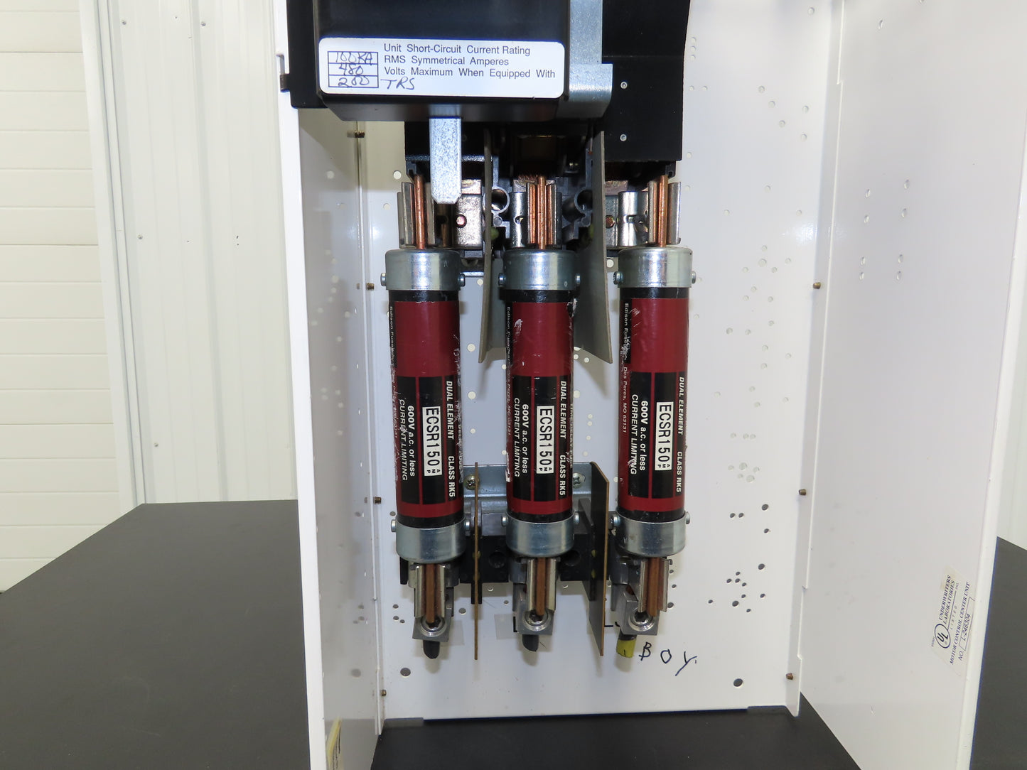 Siemens DS464R Bucket MCC Fused Motor Disconnect 600VAC 150Hp 200A 250VDC