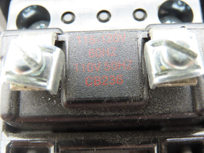 Allen Bradley 505-AOD Reversing Starter 120V Coil 5HP 18A 600V 3PH Size 0  Ser C