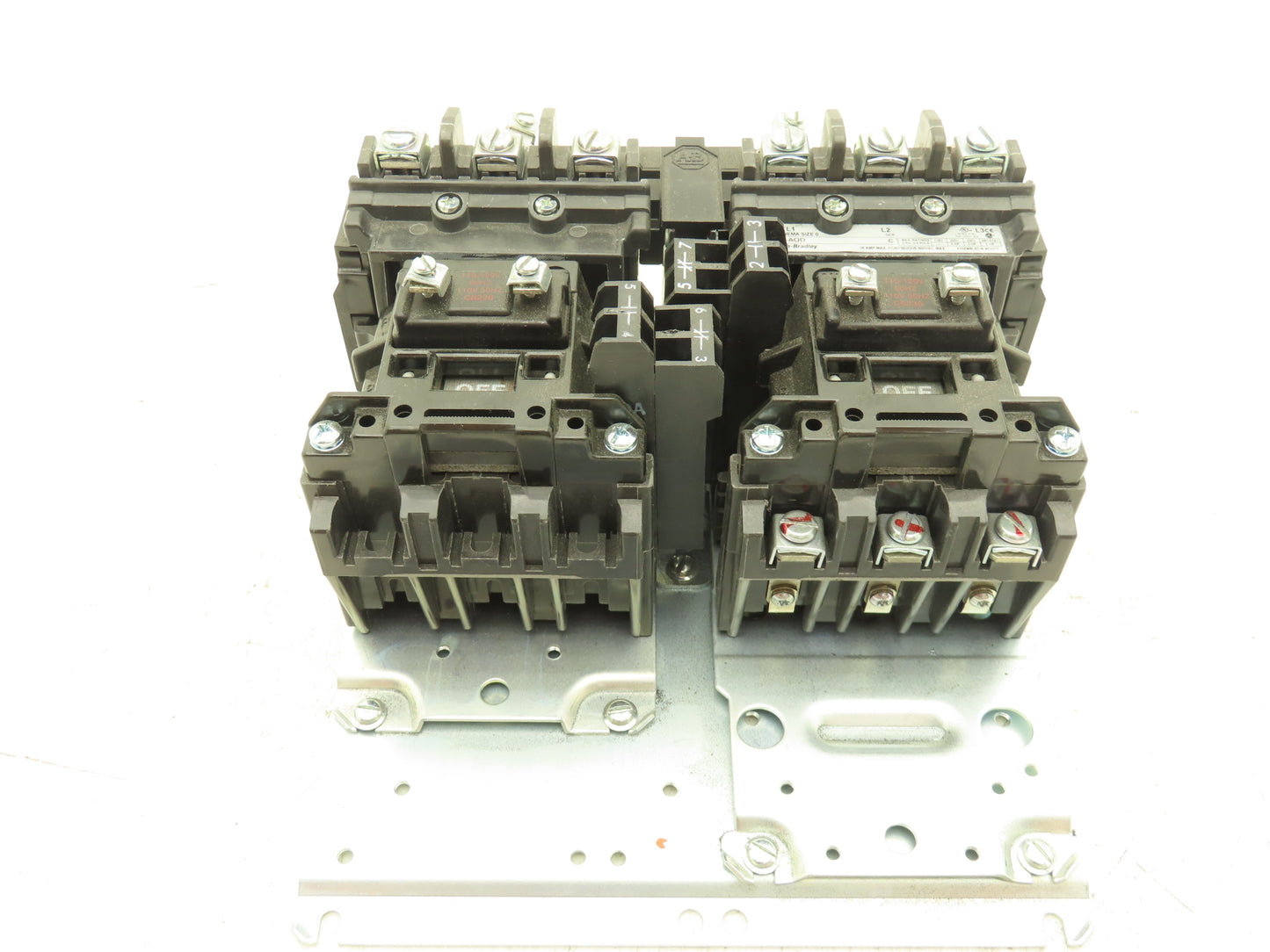 Allen Bradley 505-AOD Reversing Starter 120V Coil 5HP 18A 600V 3PH Size 0  Ser C