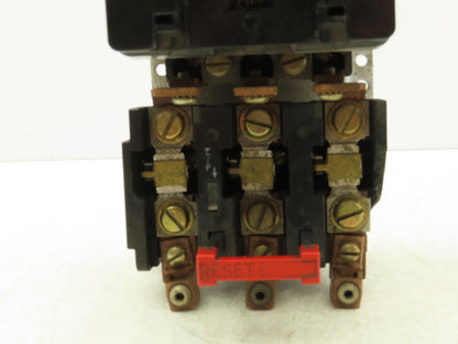 Square D 8536 SE01S NEMA Size 3 Motor Starter Contactor 50Hp 600V 3PH 120V Coil