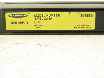Banner 38541 Mini-Array Emitter Sensor 295mm 19mm Beam Spacing Light Curtain