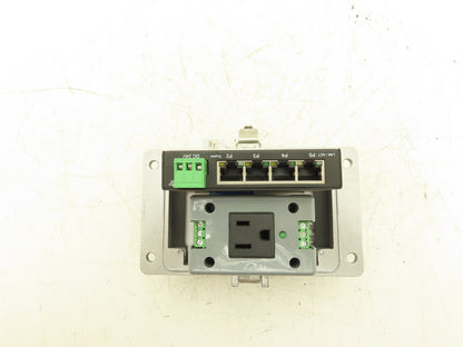 Nordson P-E5-M3RF0-U396 Ethernet Switch & 120V Internal/External Panel Interface