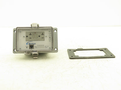 Nordson P-E5-M3RF0-U396 Ethernet Switch & 120V Internal/External Panel Interface