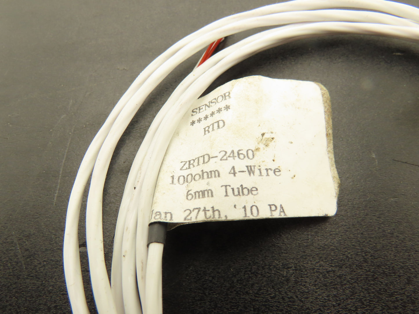 Zesta Engineering ZRTD-2460 Probe 100 ohm 4-wire 6mm Tube 7' Lead