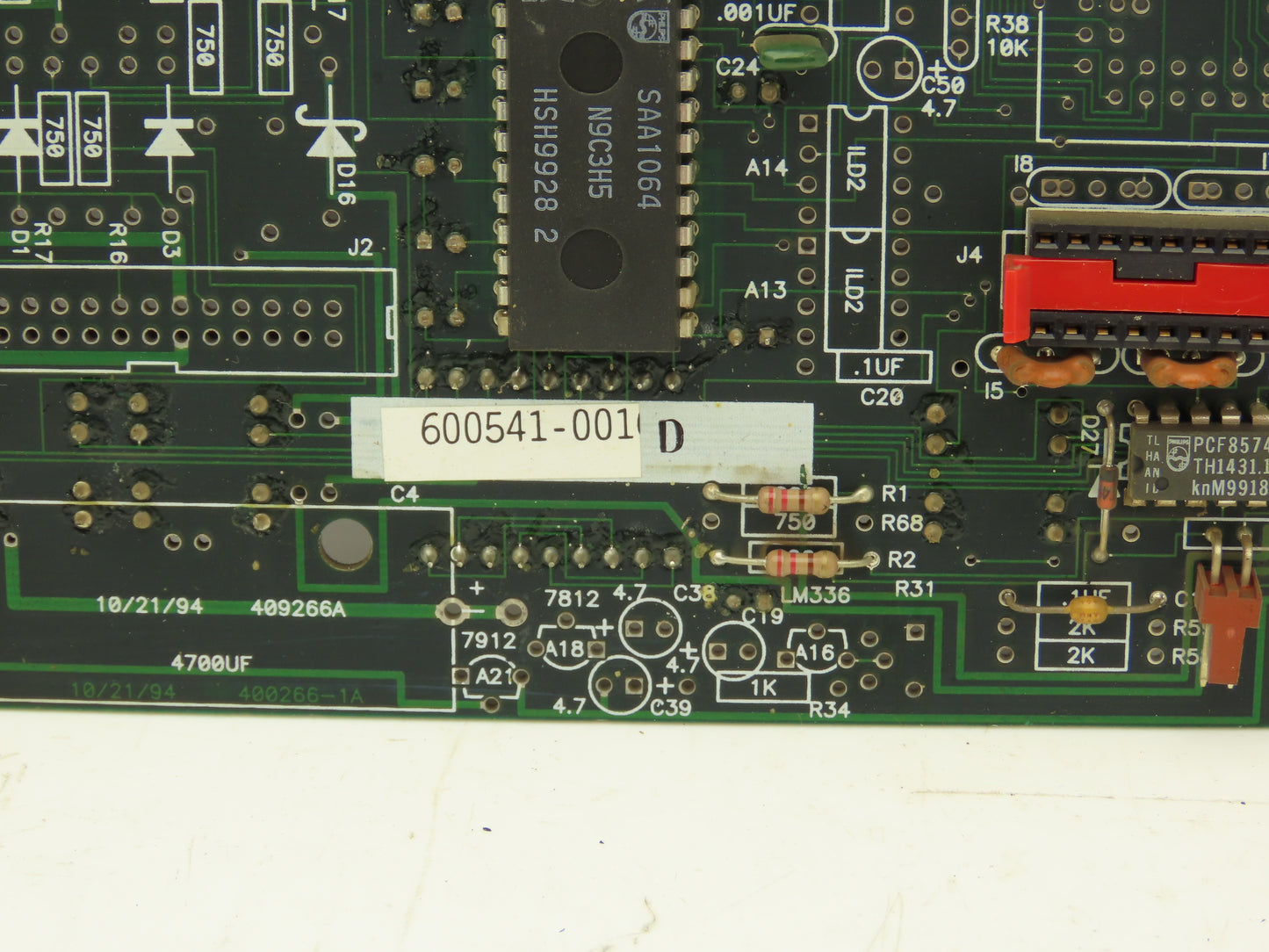 Entron Controls 600541-001D Printed Circuit Board PCB  Welder Control Module