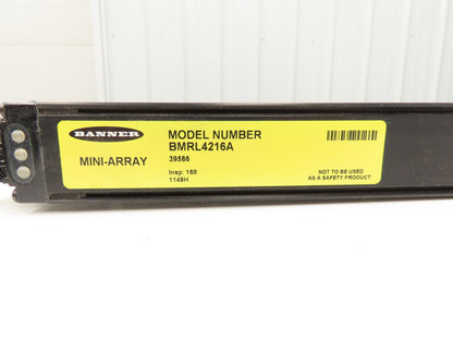 Banner 39586 Mini-Array Receiver Sensor 1057mm 19mm Beam Spacing Light Curtain