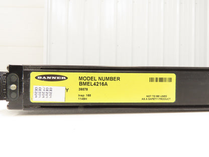 Banner 39578 Mini-Array Emitter Sensor 1057mm 19mm Beam Spacing Light Curtain