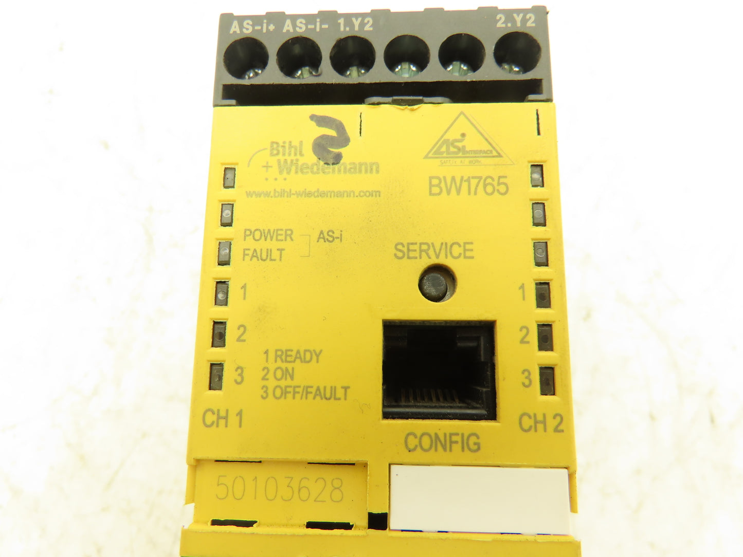 Bihl+Wiedemann BW1765 Asi Consortium Safety Monitor 2 Inputs 2 x 2 Relay Outputs
