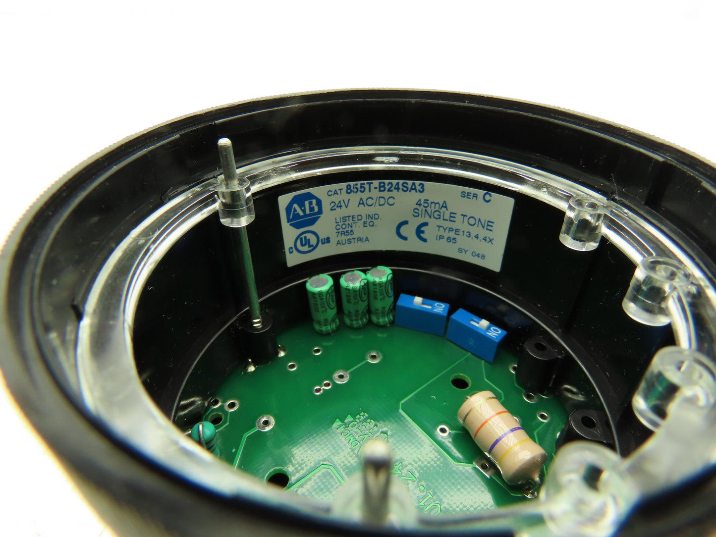 Allen Bradley Signal Light Stack Tower 4 Color 24V AC/DC With Audible Alarm