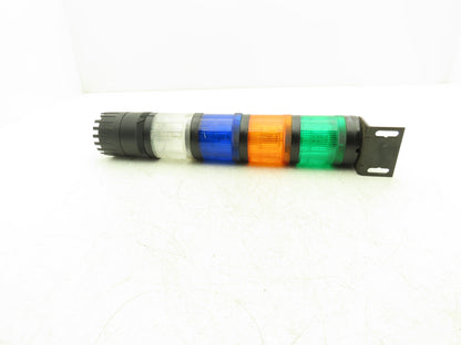 Allen Bradley Signal Light Stack Tower 4 Color 24V AC/DC With Audible Alarm
