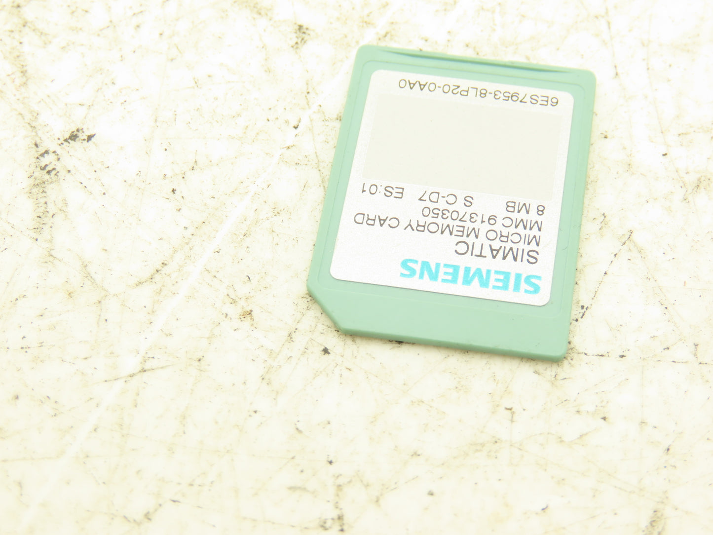Siemens 6ES7-953-8LP20-0AA0 SIMATIC S7 Micro Memory Card MMC 8 Mbyte 3V Nflash