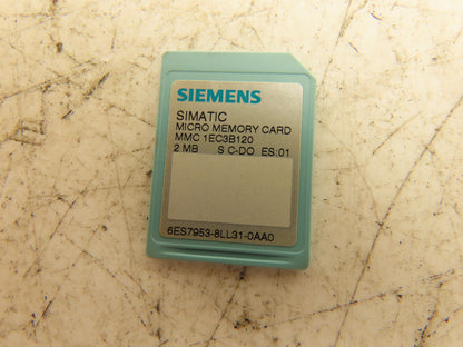 Siemens 6ES7 9538LL310AA0 SIMATIC S7 Micro Memory Card MMC 2 MB S7-300/C7/ET 200