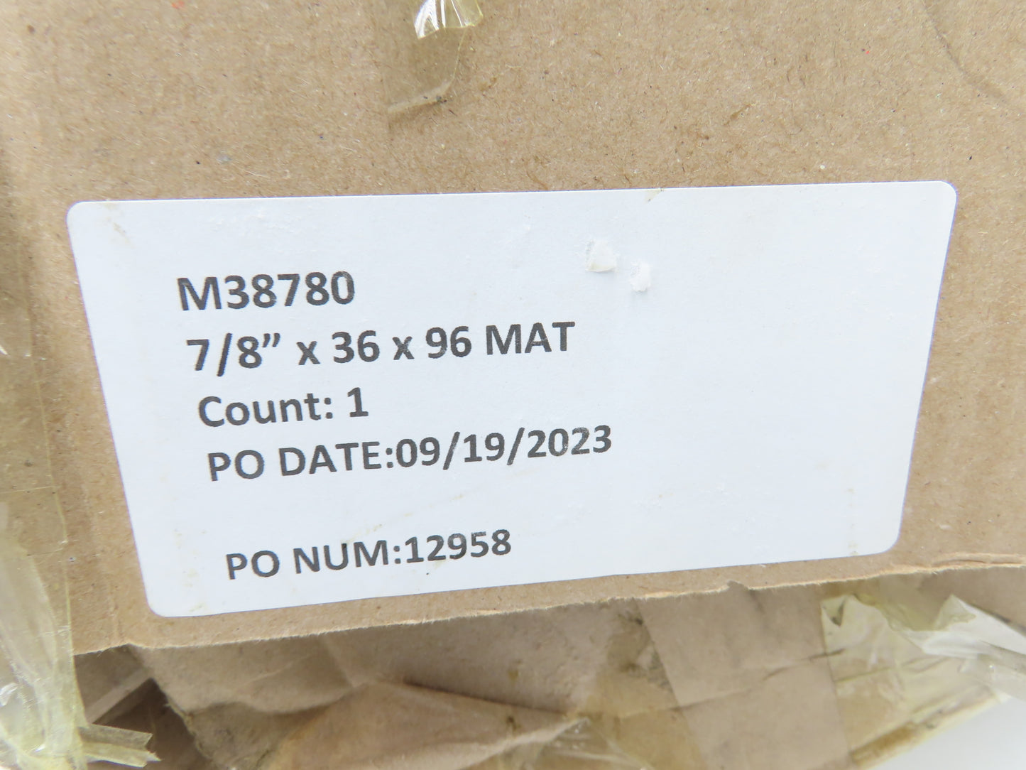 Add-A-Level M38780 Anti-Fatigue Black Rubber Floor Mat 36"x 96" Work Platform