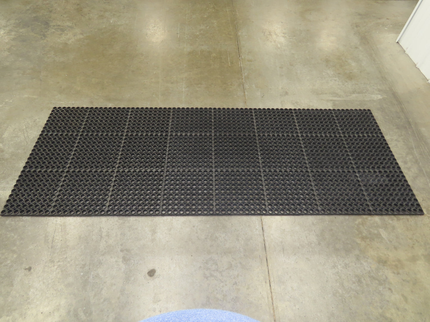 Add-A-Level M38780 Anti-Fatigue Black Rubber Floor Mat 36"x 96" Work Platform