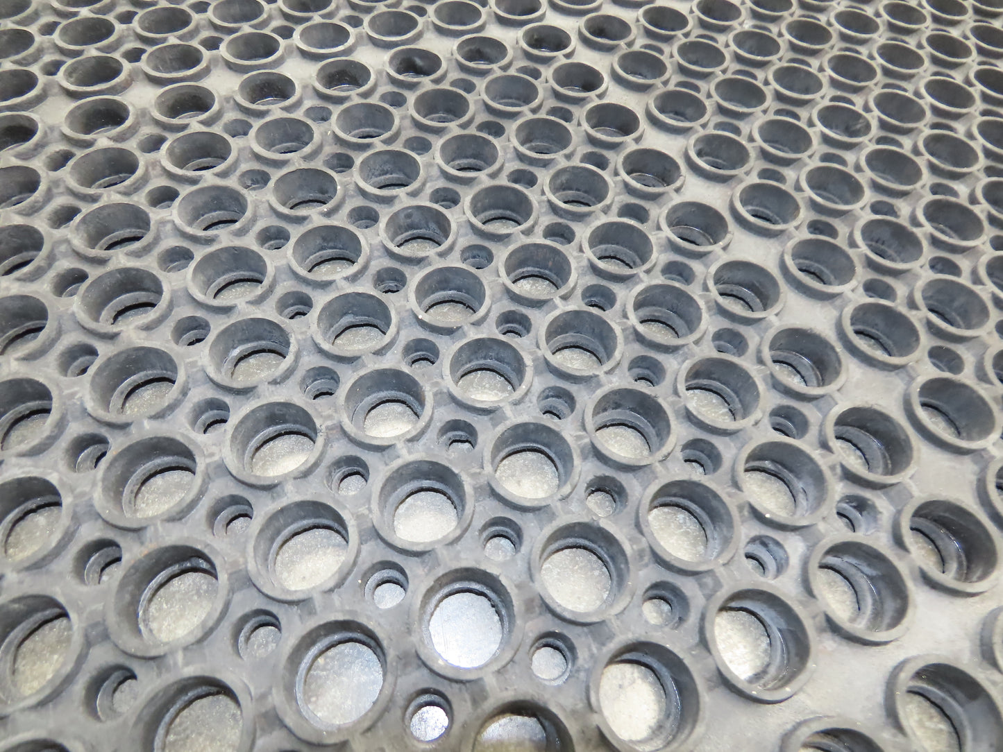 Add-A-Level M38780 Anti-Fatigue Black Rubber Floor Mat 36"x 96" Work Platform