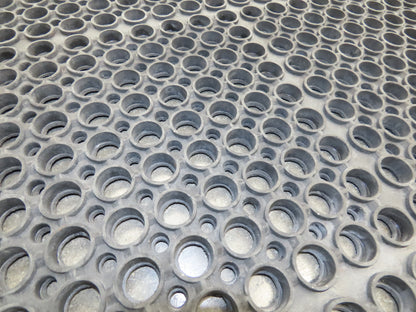 Add-A-Level M38780 Anti-Fatigue Black Rubber Floor Mat 36"x 96" Work Platform