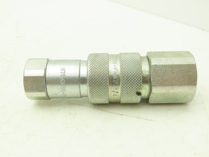 Stucchi  M-A7 1/4  F-A7 1/4 Hydraulic Coupling Flat Face Male & Female 1/4" NPT