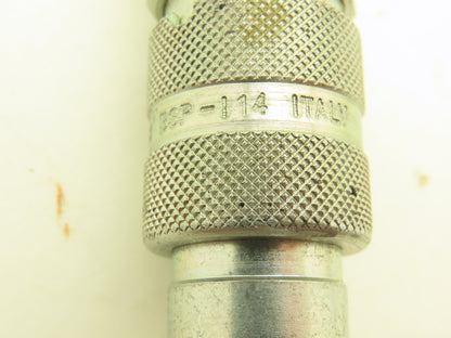 Stucchi  M-A7 1/4  F-A7 1/4 Hydraulic Coupling Flat Face Male & Female 1/4" NPT