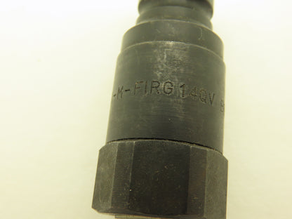 Stucchi M-FIRG 1/4 Flat Face Hydraulic Coupling Male 1/4" Body 1/4" NPT Lot of 4