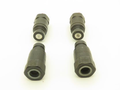 Stucchi M-FIRG 1/4 Flat Face Hydraulic Coupling Male 1/4" Body 1/4" NPT Lot of 4