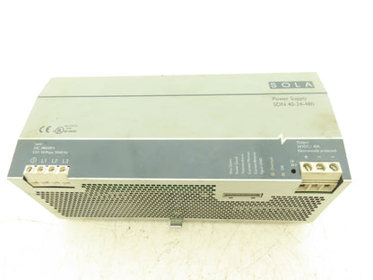 EGS SOLA SDN 40-24-480 24V Power Supply 40A 380/500V 3PH PLC DIN Rail HEVI-DUTY