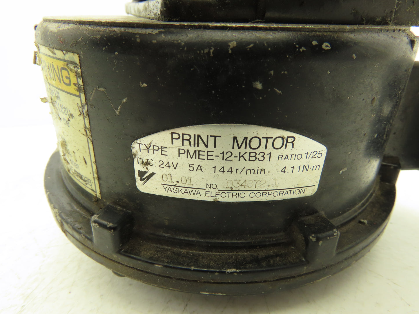 Yaskawa Electric PMEE-12-KB31 Welder Wire Motor Feeder 24V Size 1.2 Roller