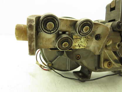 Yaskawa PMEE-12CBB Welder Wire Motor Feeder 24VDC 3/64 Rollers Missing Handle