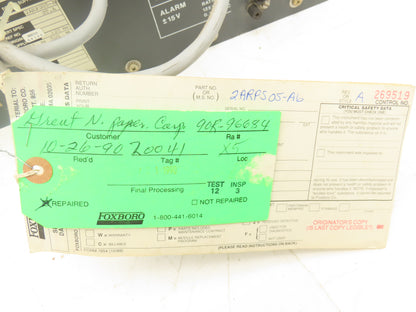 Foxboro 2ARPS05-A6 Spec 200 Power Supply 15VDC/24VAC 500VA *Repaired*