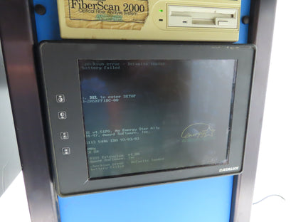 Andritz Inc Fiberscan 2000 HMI Optical Fiber Analysis System Assembly 120VAC