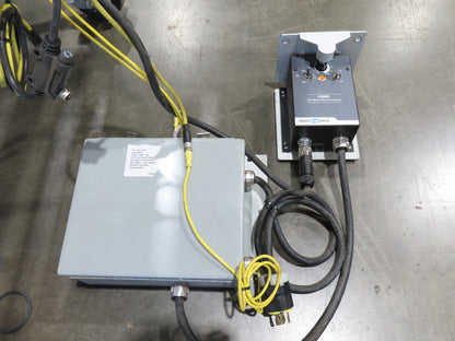 Roach 48"x 22' 6" Portable Roller Conveyor 115V Adj Speed O-Ring Belt Drive 45"H