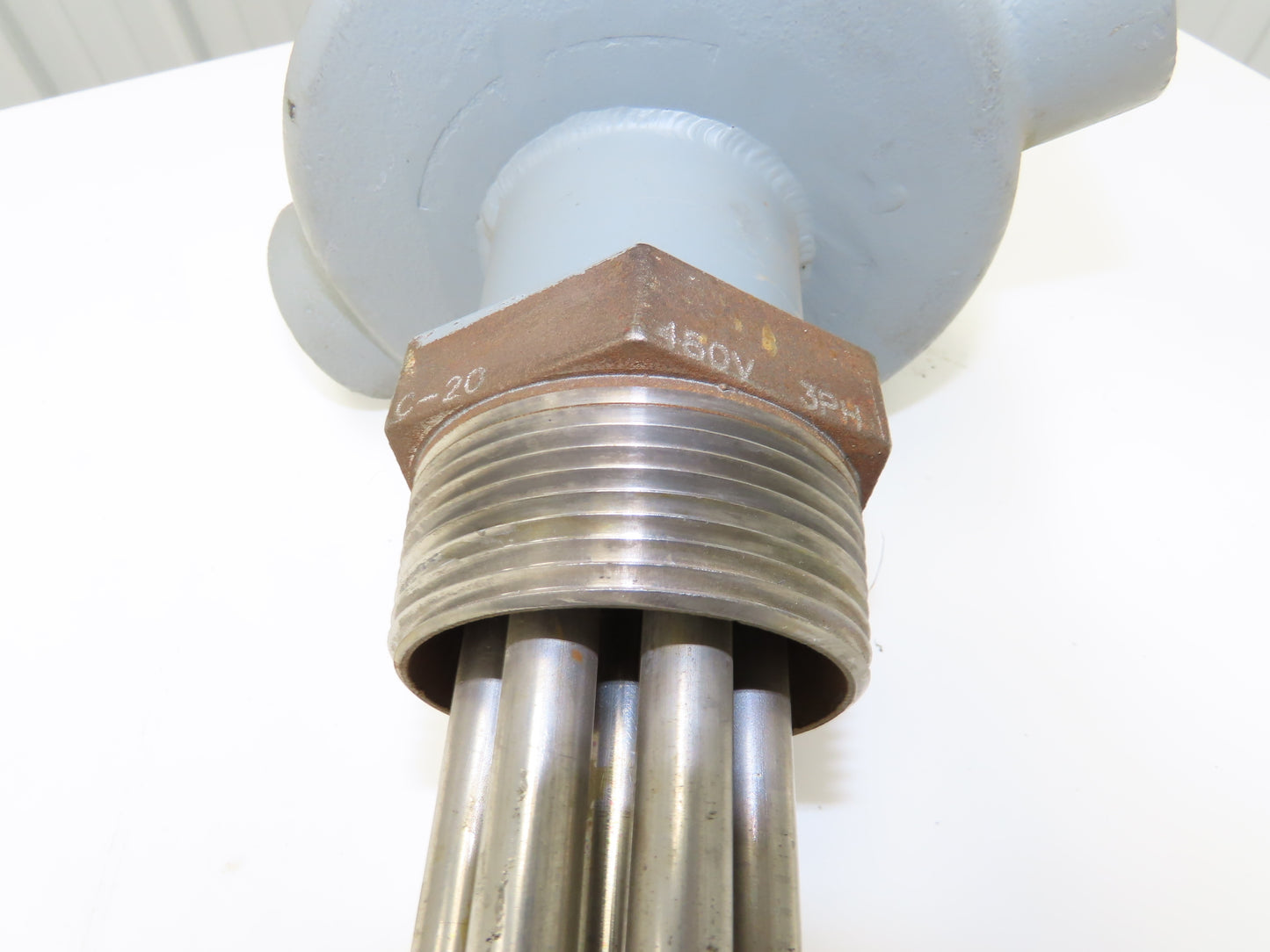 CBLR737C13 Immersion Tube Heater Element 38" 6000W 480V 3PH 2.5" NPT